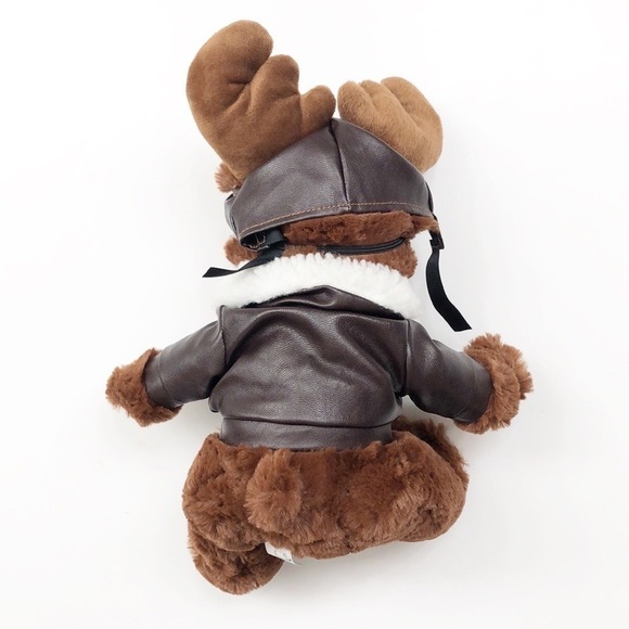 Aviation pilot moose stuffed animal - Picture 2 of 3
